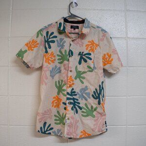 Roark Men's Large Short Sleeve Button Up Shirt - Classic Fit - Multi-Color